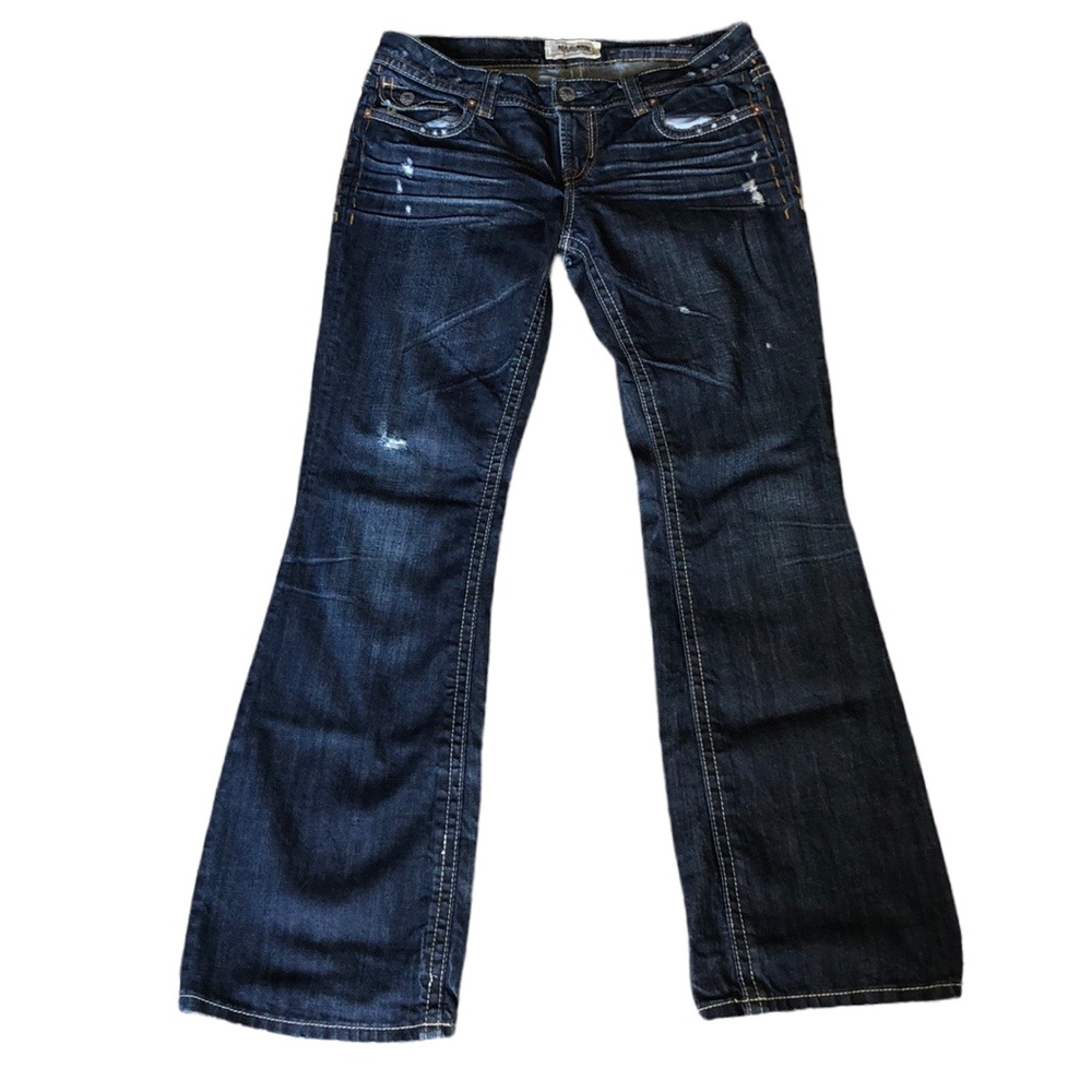 MEK Denim New York Distressed Bootcut Jeans - Size 31